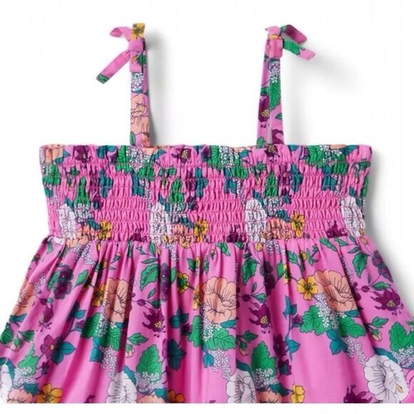 Janie and Jack The Leilani Floral Smocked Sundress size 5 boho cottagecore - Picture 2 of 5